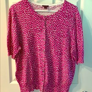 Ann Taylor XL short sleeve cardigan
